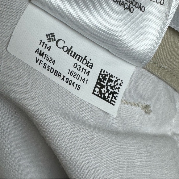 Columbia Men’s Pants Khaki Flat Front Size 36/32 - Picture 10 of 11